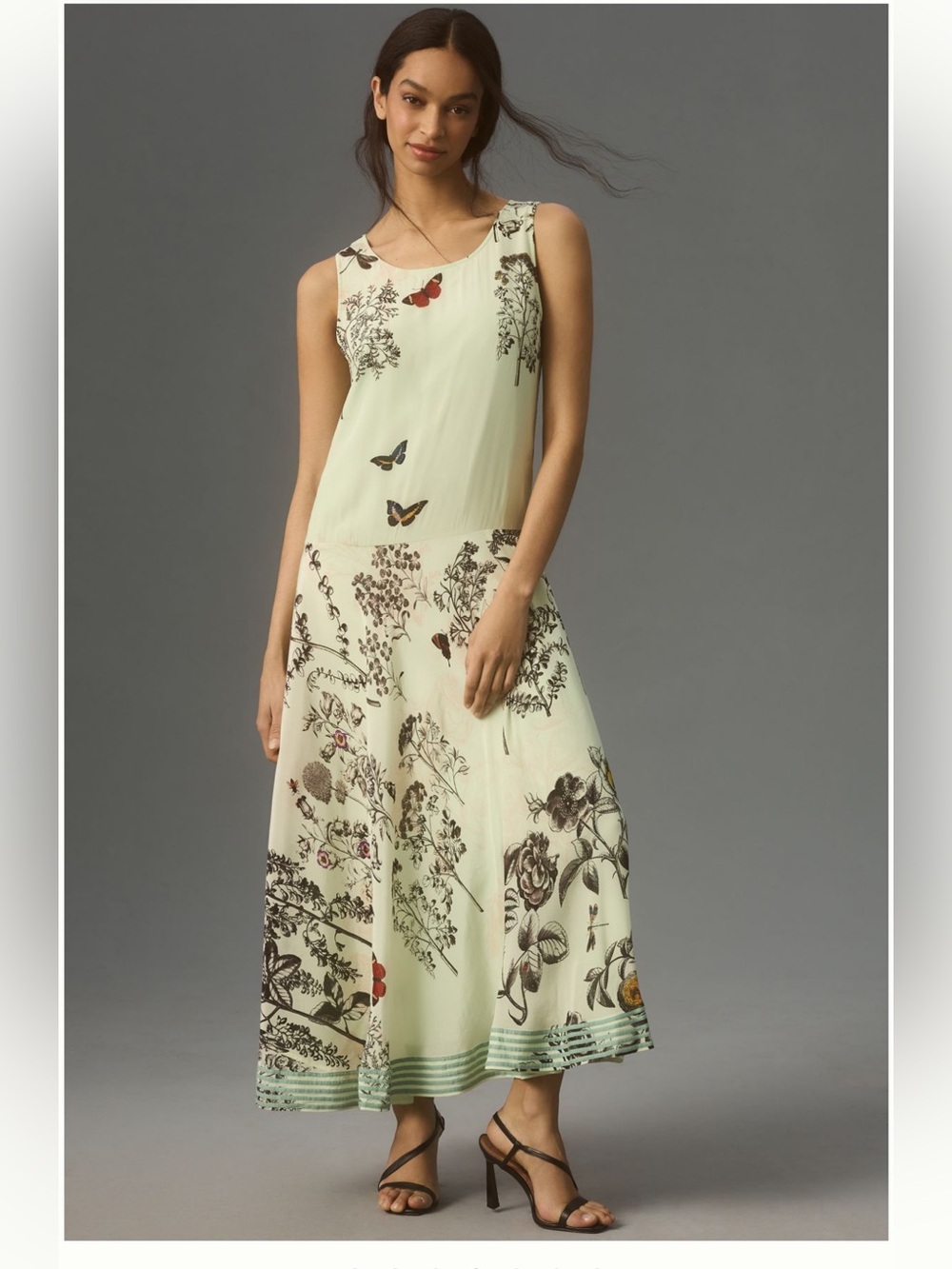 Anthropologie brand Kavita Bhartia MP medium petite women's midi